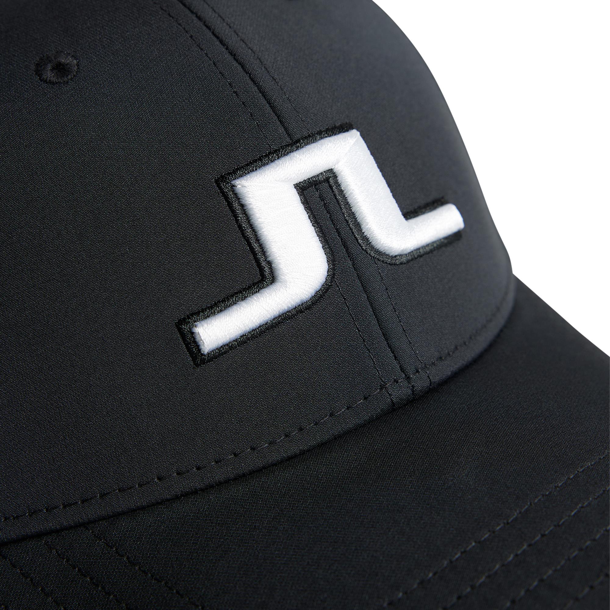 J Lindeberg Angus Mens Golf Cap Black